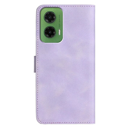 YX0030 For Motorola Moto G35 5G Case Leather Phone Cover Wallet Stand Design
