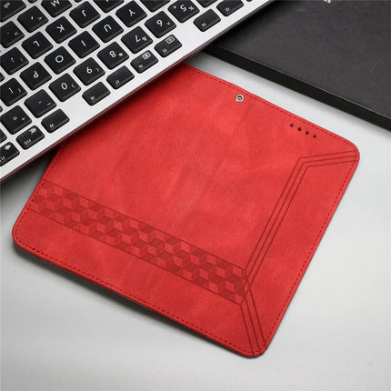 YX0010 Series for Motorola Moto G35 5G Wallet Case Rhombus Lines Leather Phone Cover