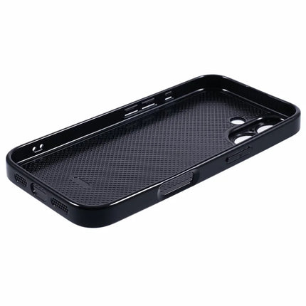 For iPhone 16 Case Acrylic+TPU+Metal Anti-Scratch Phone Cover with Electroplating Frame