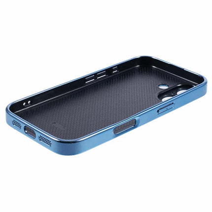 For iPhone 16 Case Acrylic+TPU+Metal Anti-Scratch Phone Cover with Electroplating Frame