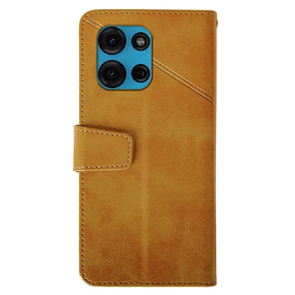 IDEWEI For Motorola Moto G75 5G Case Leather Wallet Phone Cover Stand Calf Texture