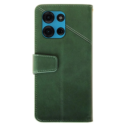 IDEWEI For Motorola Moto G75 5G Case Leather Wallet Phone Cover Stand Calf Texture