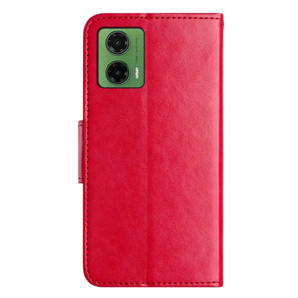 For Motorola Moto G35 5G Case Imprinted Mini Butterfly Leather Wallet Phone Cover