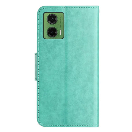 For Motorola Moto G35 5G Case Imprinted Mini Butterfly Leather Wallet Phone Cover
