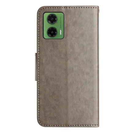 For Motorola Moto G35 5G Case Imprinted Mini Butterfly Leather Wallet Phone Cover