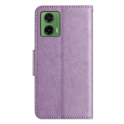 For Motorola Moto G35 5G Case Imprinted Mini Butterfly Leather Wallet Phone Cover