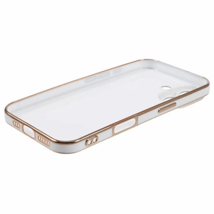 For iPhone 16 Case TPU Slim Fit Shockproof Phone Cover 6D Electroplating