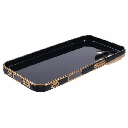 For iPhone 16 Case TPU Slim Fit Shockproof Phone Cover 6D Electroplating