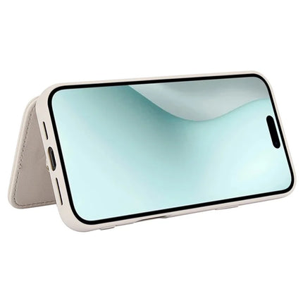 SY-001 For iPhone 16 Plus Case Card Slots Leather Coated TPU Flower Phone Cover