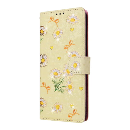 For Samsung Galaxy A06 Case RFID Blocking Flower Leather Phone Cover