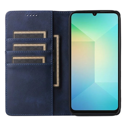 For Samsung Galaxy A06 Case RFID Blocking PU Leather Phone Wallet Cover
