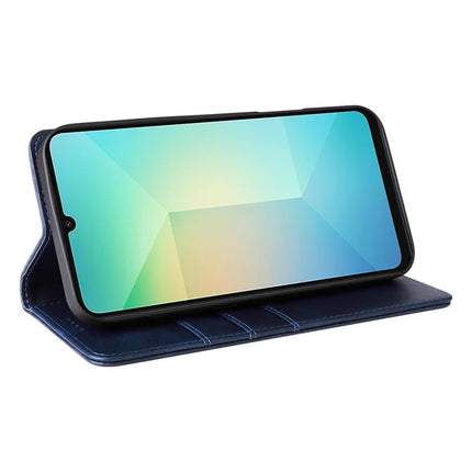 For Samsung Galaxy A06 Case RFID Blocking PU Leather Phone Wallet Cover