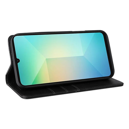 For Samsung Galaxy A06 Case RFID Blocking PU Leather Phone Wallet Cover