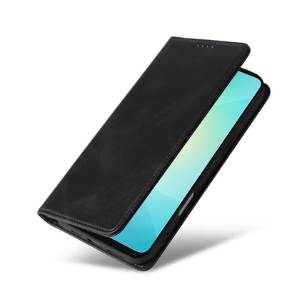 For Samsung Galaxy A06 Case RFID Blocking PU Leather Phone Wallet Cover