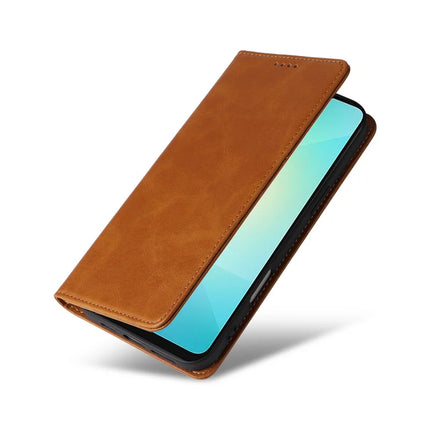 For Samsung Galaxy A06 Case RFID Blocking PU Leather Phone Wallet Cover