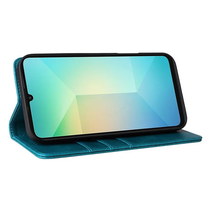 For Samsung Galaxy A06 Case RFID Blocking PU Leather Phone Wallet Cover