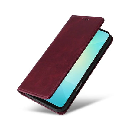 For Samsung Galaxy A06 Case RFID Blocking PU Leather Phone Wallet Cover