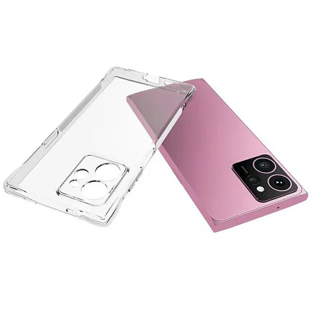 For HMD Skyline Clear Phone Case 2.0mm Thickness Shockproof TPU Phone Cover