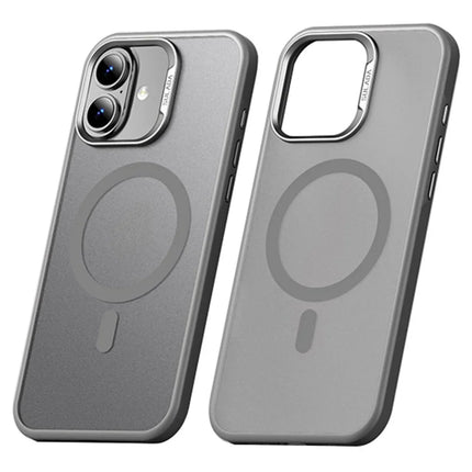 SULADA For iPhone 16 Plus Case Compatible with MagSafe Ultra-Thin PC+TPU Phone Cover - Titanium Grey