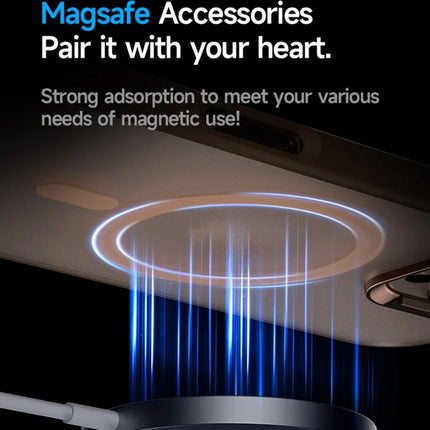 ShopCaseCart SULADA For iPhone 15 Pro Max Case Compatible with MagSafe Ultra-Thin PC+TPU Phone Cover