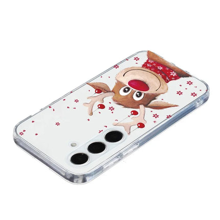 For Samsung Galaxy A15 5G / 4G Case Christmas Pattern Print Soft TPU Phone Protector
