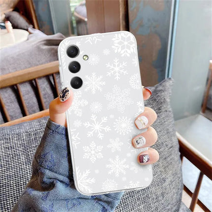 For Samsung Galaxy A15 5G / 4G Case Christmas Pattern Print Soft TPU Phone Protector