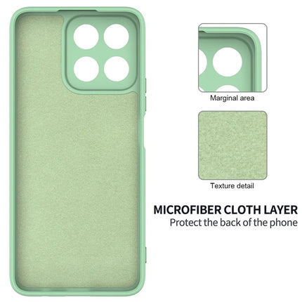 For Honor X7c 4G / 200 Smart 5G Case Liquid Silicone Anti-Scratch Phone Cover with Hand Strap