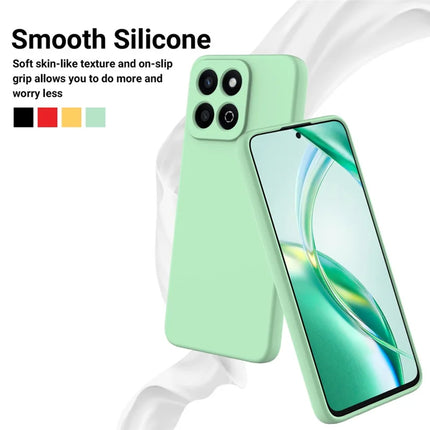 For Honor X7c 4G / 200 Smart 5G Case Liquid Silicone Anti-Scratch Phone Cover with Hand Strap