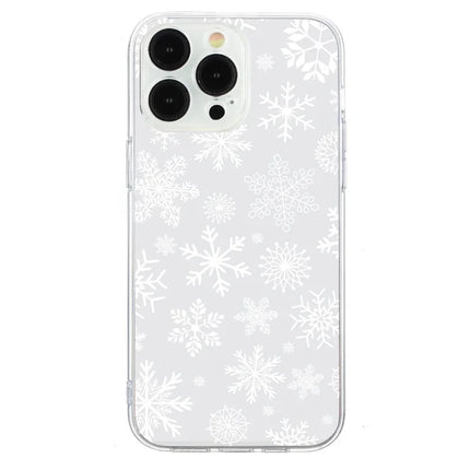 For iPhone 16 Pro Max Case Christmas Pattern Print Soft TPU Phone Protector