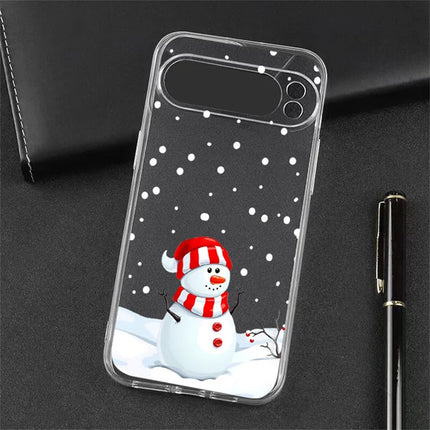For Google Pixel 9 / 9 Pro Case Christmas Pattern Print Soft TPU Phone Protector