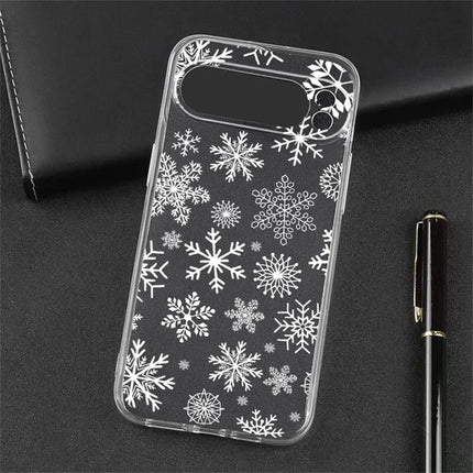 For Google Pixel 9 / 9 Pro Case Christmas Pattern Print Soft TPU Phone Protector