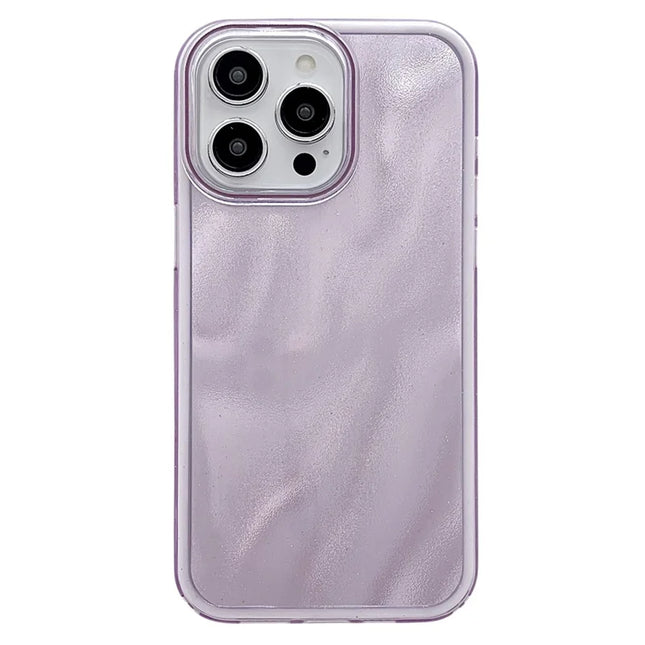 For iPhone 16 Pro Max Case Quicksand Glitter TPU+PC Shockproof Phone Cover - Purple