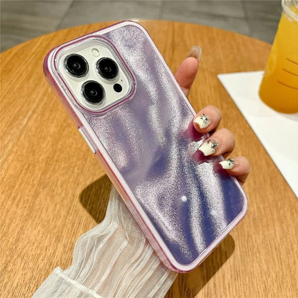 For iPhone 16 Pro Max Case Quicksand Glitter TPU+PC Shockproof Phone Cover