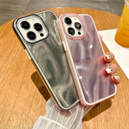 For iPhone 16 Pro Max Case Quicksand Glitter TPU+PC Shockproof Phone Cover