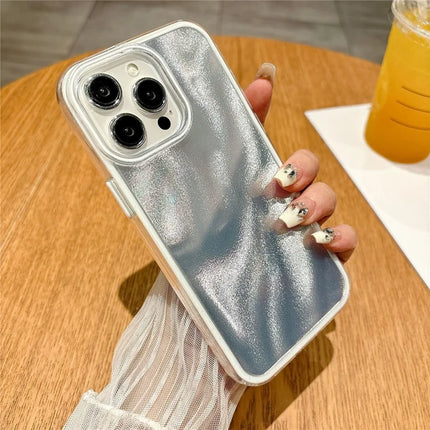 For iPhone 16 Pro Max Case Quicksand Glitter TPU+PC Shockproof Phone Cover