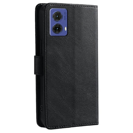 For Motorola Moto G85 5G / S50 Neo 5G Wallet Case Calf Texture Leather Phone Cover