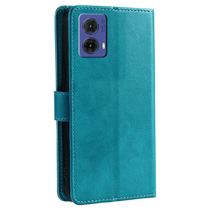 For Motorola Moto G85 5G / S50 Neo 5G Wallet Case Calf Texture Leather Phone Cover