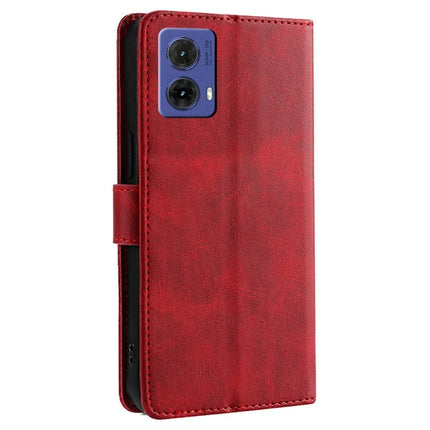 For Motorola Moto G85 5G / S50 Neo 5G Wallet Case Calf Texture Leather Phone Cover