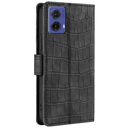 For Motorola Moto G85 5G / S50 Neo 5G Case Crocodile Texture PU Leather Phone Cover