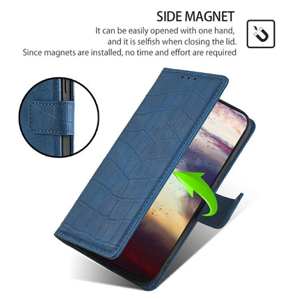 For Motorola Moto G85 5G / S50 Neo 5G Case Crocodile Texture PU Leather Phone Cover