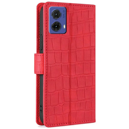 For Motorola Moto G85 5G / S50 Neo 5G Case Crocodile Texture PU Leather Phone Cover