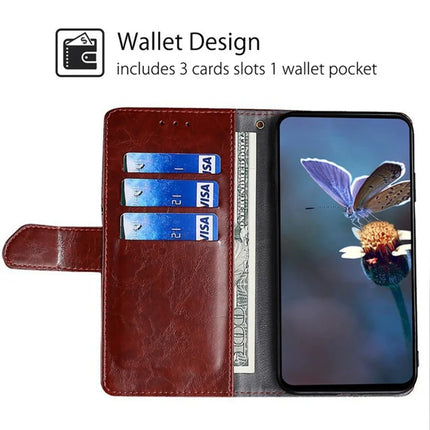 For Motorola Moto G85 5G / S50 Neo 5G Case Geometric Splicing PU Leather Phone Cover