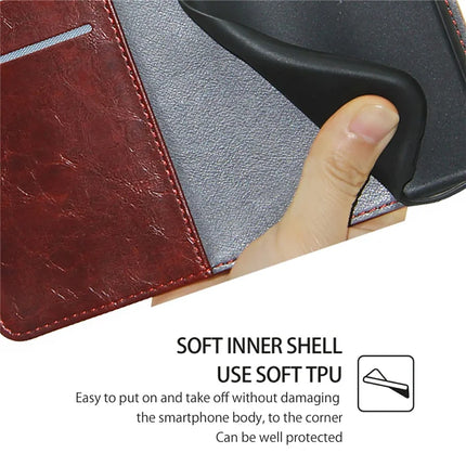 For Motorola Moto G85 5G / S50 Neo 5G Case Geometric Splicing PU Leather Phone Cover