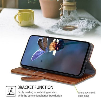 For Motorola Moto G85 5G / S50 Neo 5G Case Geometric Splicing PU Leather Phone Cover