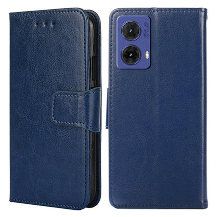 For Motorola Moto G85 5G / S50 Neo 5G Case Wallet PU Leather + TPU Folding Stand Phone Cover - Sapphire