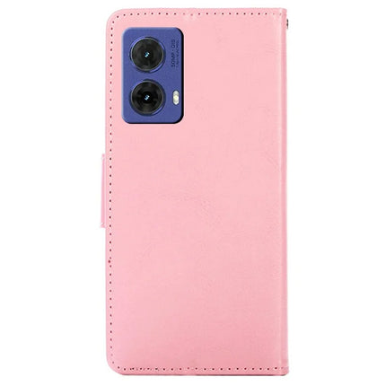For Motorola Moto G85 5G / S50 Neo 5G Case Wallet PU Leather + TPU Folding Stand Phone Cover