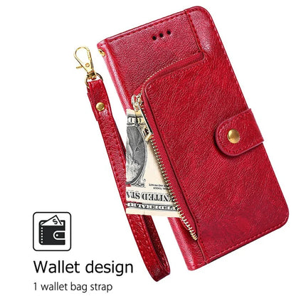 For Motorola Moto G85 5G / S50 Neo 5G Case Zipper Pocket PU Leather Wallet Flip Phone Cover