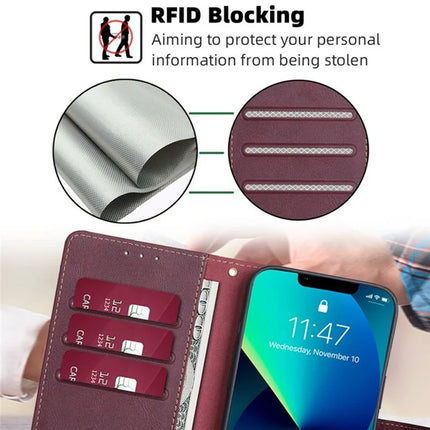 For Motorola Moto G85 5G / S50 Neo 5G Case Leather Phone Cover with RFID Blocking Wallet