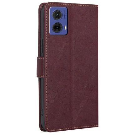 For Motorola Moto G85 5G / S50 Neo 5G Case Leather Phone Cover with RFID Blocking Wallet