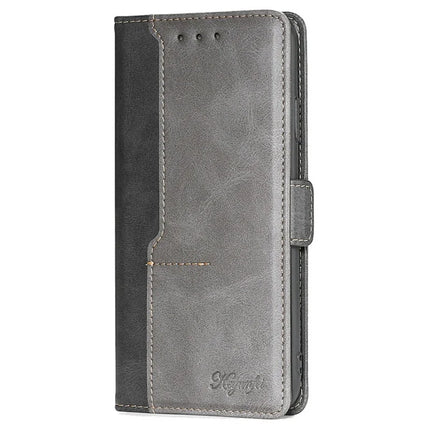 For Motorola Moto G85 5G / S50 Neo 5G Case Contrast Color Wallet Leather Phone Cover